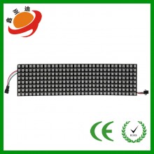 像素屏WS2812B点阵8X32全彩内置IC软屏幕可编程256点DC5V柔性屏
