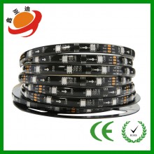 LED幻彩软灯带12V5050全彩60灯ws2811跑马套管滴胶防水七彩软灯