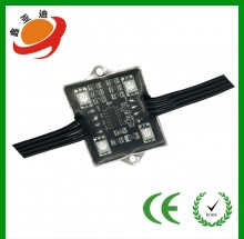 LED模组WS2801四灯铁壳模组3535-2801四灯全彩模组LED模组12V