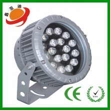 LED圆形投光灯工程庭院聚光灯18W24W景观投射灯照树灯户外灯