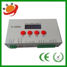 正品K-1000C全彩控制器led灯带模组跑马可编程控制器2812b控制