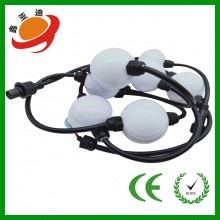 LED窗帘屏灯串球串显示屏360度七彩发光小魔球点光源装饰灯